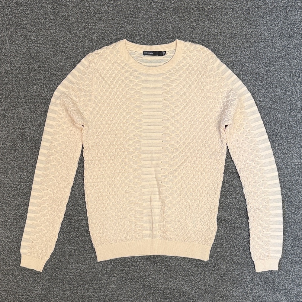 Karen Millen Textured Light Pink Sweater